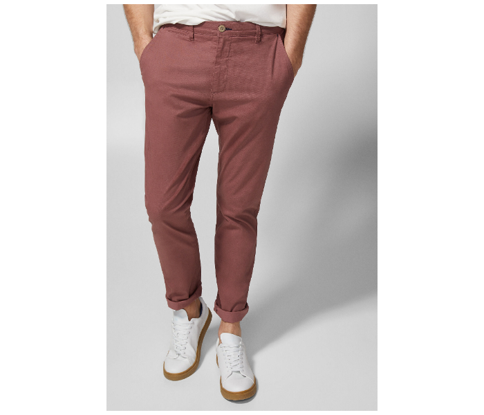 Springfield SS19 Sport Trousers Chinos EU 46 For Men - Light Maroon - Zoom Image 1