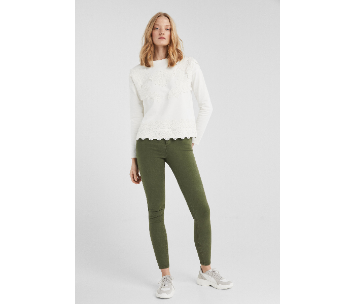 Springfield SS19 Sweat Shirt Medium For Women - White - Zoom Image 1