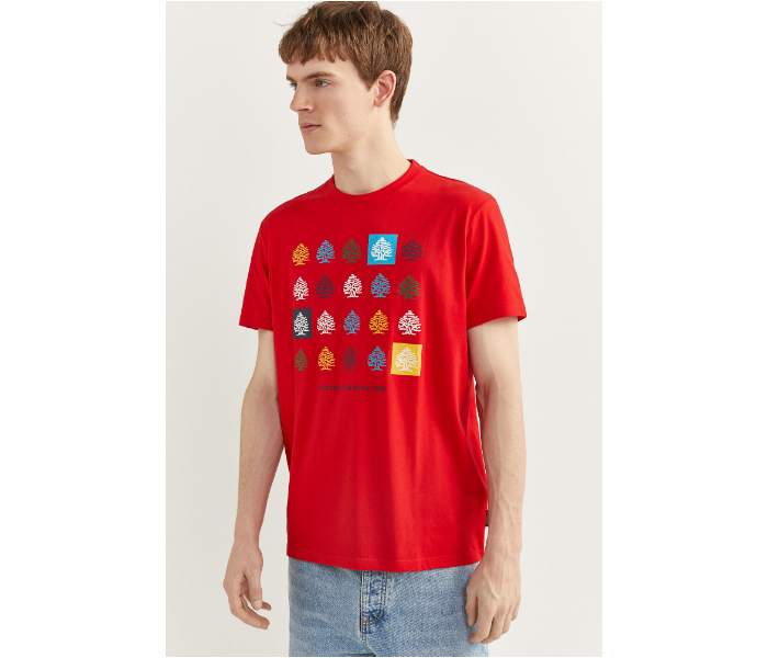 Springfield SS20 SPF Short Sleeve T-Shirt X-Large - Red - Zoom Image 2