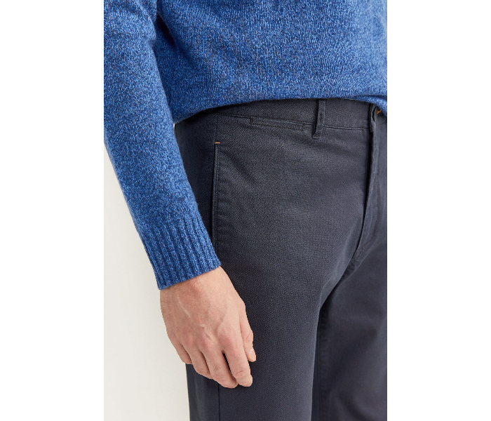 Springfield SS20 Solid Sport Trousers Chinos EU 42 For Men - Indigo - Zoom Image 3