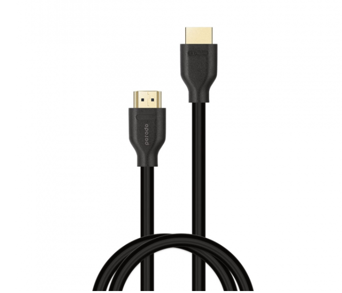 Porodo 3 Meter 8K HDMI to HDMI Cable - Black - Zoom Image 2