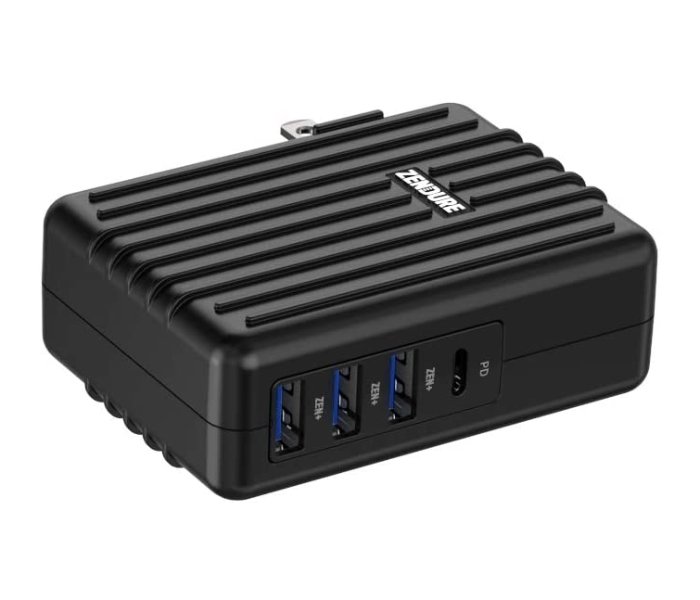 Zendure 45Watts 4 Port Wall Charger - Black - Zoom Image 3