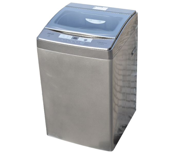 Akai AKWM7TPL 7Kg Top Load Fully Automatic Washing Machine - Grey and Silver - Zoom Image