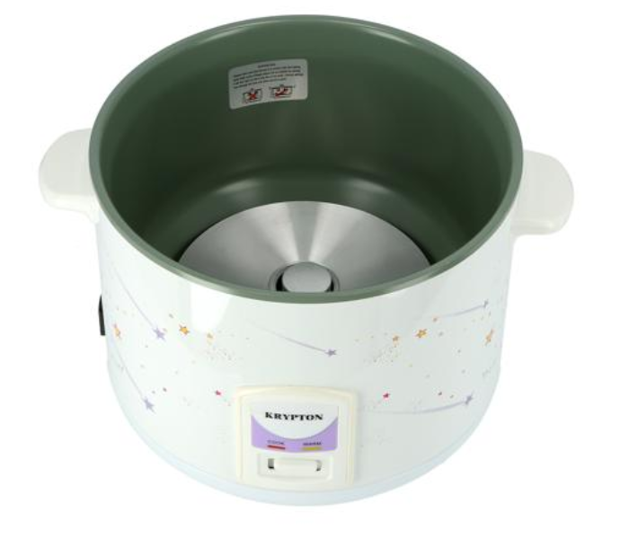 Krypton KNRC6106 2.8 Liter Electric Rice Cooker with Non-Stick Innerpot - White - Zoom Image 2