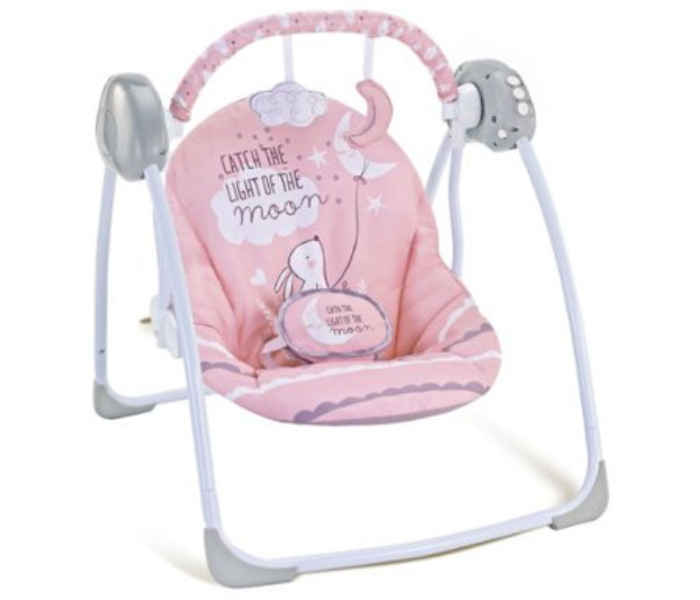 Babylove 33-1836170 Baby Love Swing With Battery - Pink - Zoom Image 1