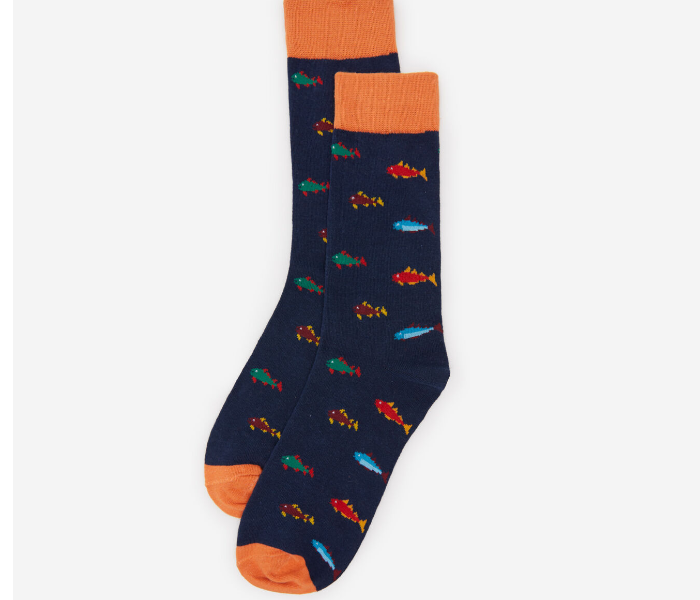 Springfield SS20 Fancy Socks X-Small For Men - Medium Blue - Zoom Image 1