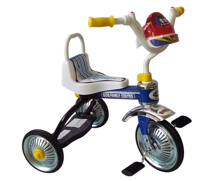 Babylove 25-103S Metal Tricycle - Blue - Zoom Image