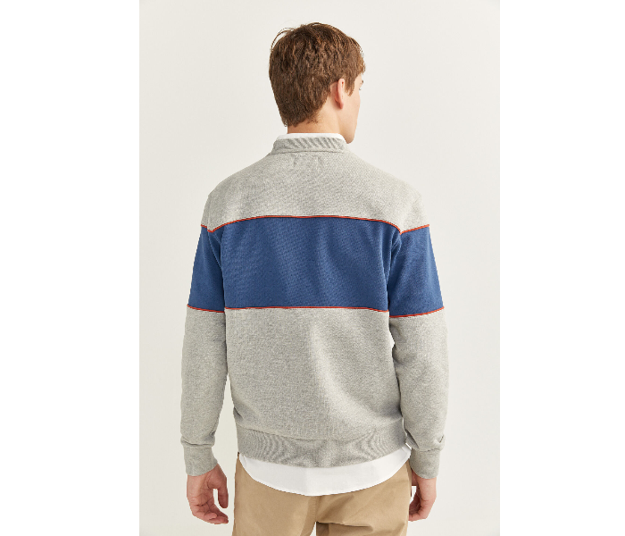 Springfield SS20 Knitwear Sweatshirt Medium - Blue and Grey - Zoom Image 4