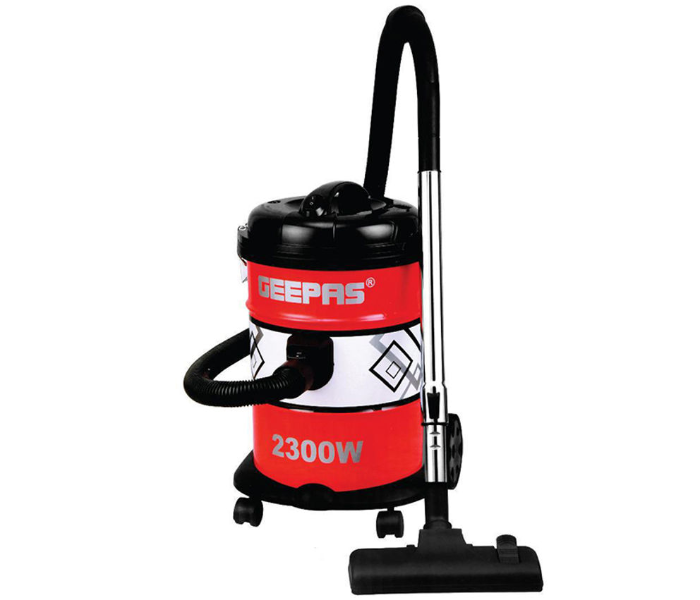 Geepas GVC2592 2300 Watts Drum Vacuum Cleaner - Red and Black - Zoom Image 2