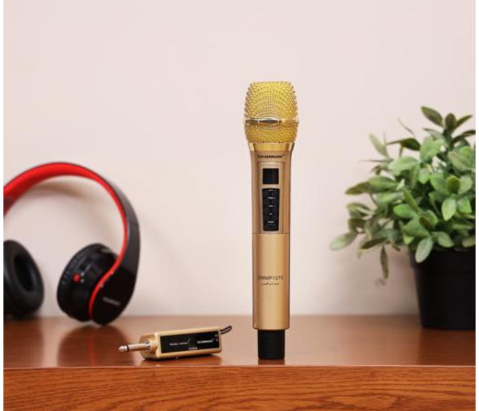 Olsenmark OMMP1275 Professional Dynamic Wireless Microphone - Golden - Zoom Image 2