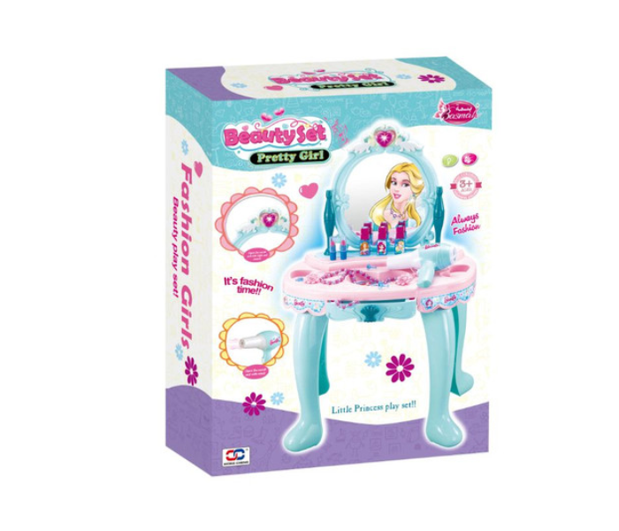 Basmah 32-1521513 Dresser Table for Girls - Blue - Zoom Image 2