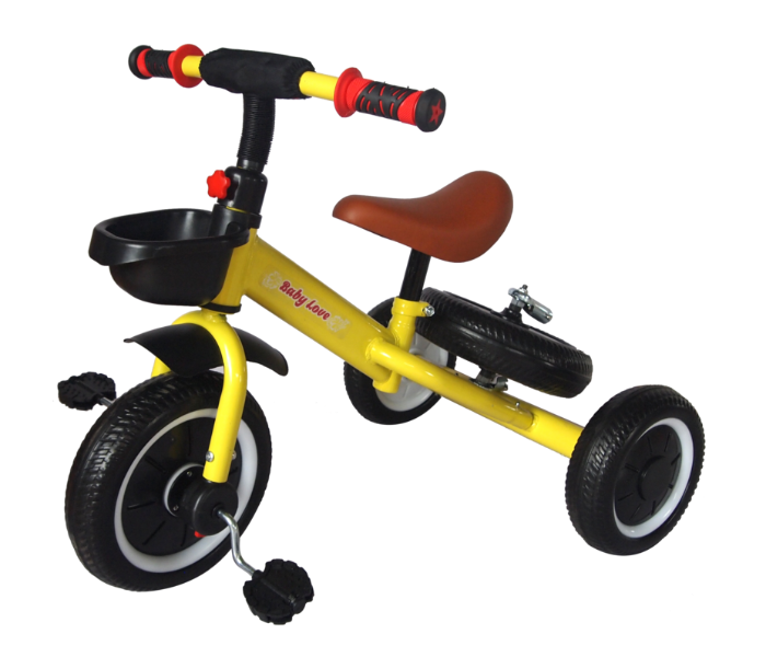 Babylove 25-328B  Baby Love Children Tricycle - Yellow - Zoom Image 2