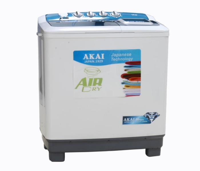 Akai ATT-1300M 13Kg Twin Tub Semi Automatic Washing Machine - Blue and White - Zoom Image