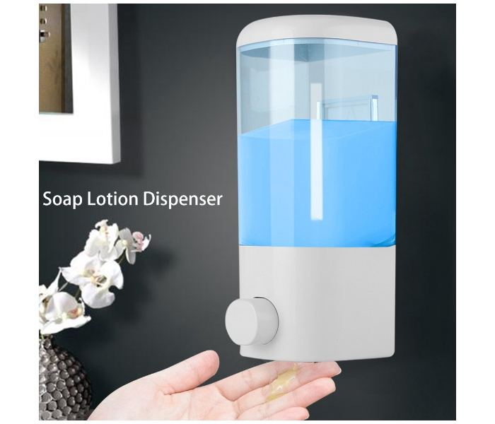 IN-HOUSE SD-2001 Wall Mounted Plastic Soap Dispenser - 400 ML - Zoom Image 2