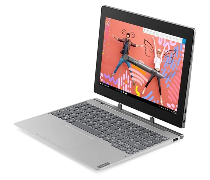 Lenovo Ideapad D330-101GM Laptop 4GB RAM 64GB 10.1 Inch Celeron 1.1GHz Intel UHD Graphics Windows 10 - Mineral Grey - Zoom Image 2