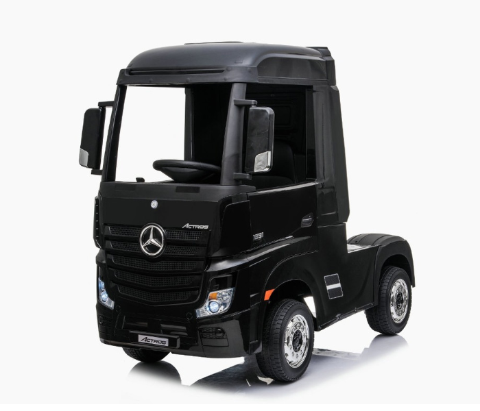 Babylove 29-358HL Fc-Mercedes-Benz Truck With Remote and 2motor Music and Light - Black - Zoom Image