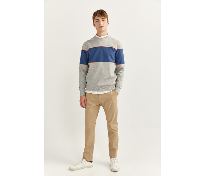 Springfield SS20 Knitwear Sweatshirt XL - Blue and Grey - Zoom Image 1