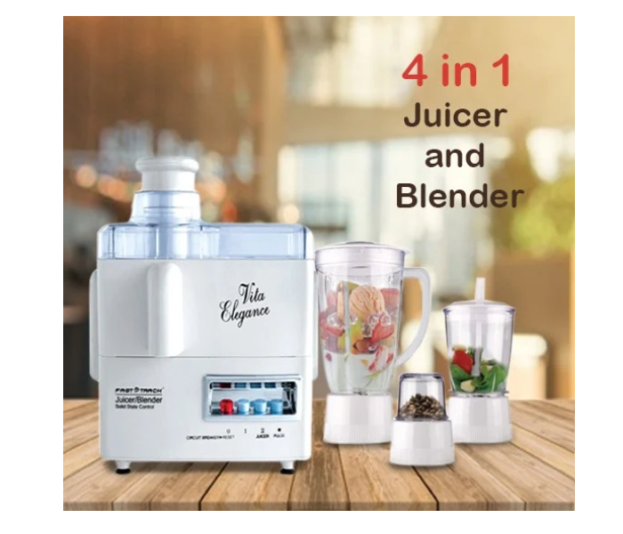 Fast Track BLR-401 400W 4 in 1 Blender - White - Zoom Image 3