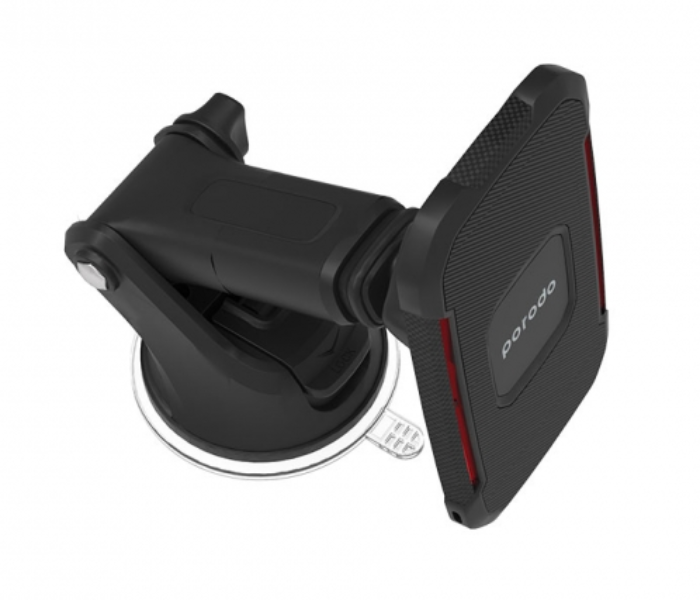 Porodo Magnetic Wireless Car Mount - Black - Zoom Image 2