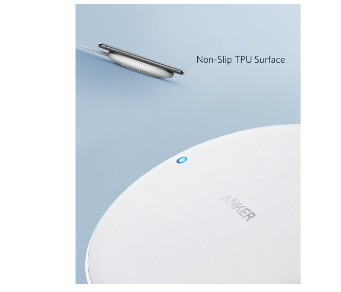 Anker B2514K23 PowerWave 7.5 Fast Wireless Charging Pad - White - Zoom Image 7