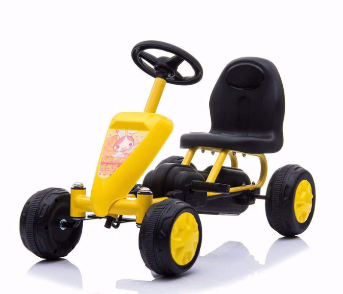 Babylove 28-003B Pedal Go Kart - Yellow - Zoom Image 1