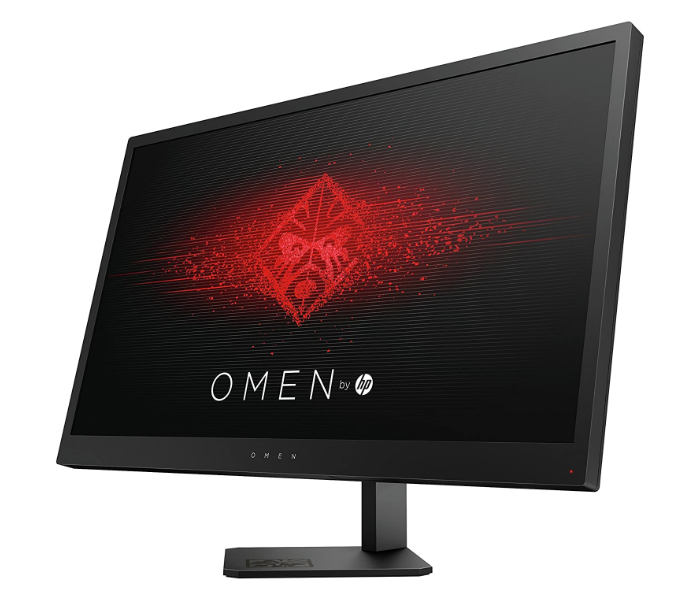 HP Omen 25 Inch FHD Gaming Monitor with Tilt Adjustment and AMD Freesync Technology - Black - Zoom Image 1