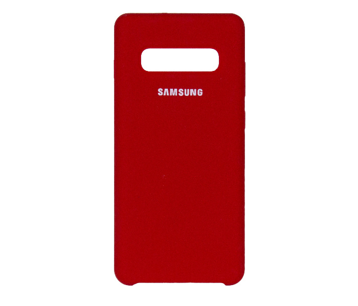 IQ Silicone Case Protector for Samsung S10 - Cardinal Red - Zoom Image