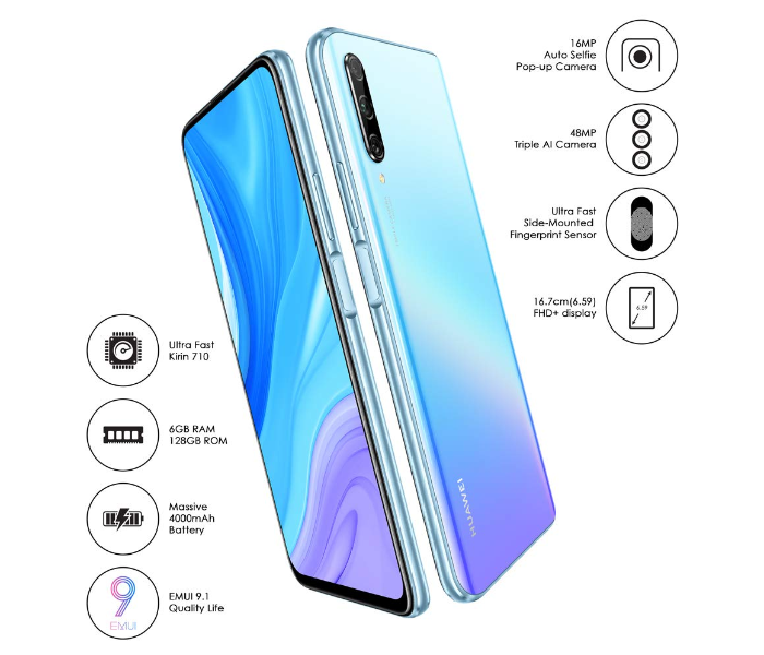 Huawei Y9s Smartphone 6GB RAM 128GB - Breathing Crystal - Zoom Image 2