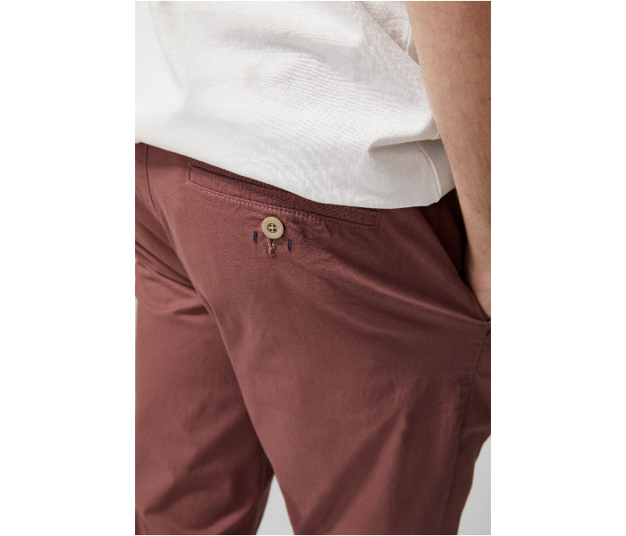 Springfield SS19 Sport Trousers Chinos EU 44 For Men - Light Maroon - Zoom Image 4