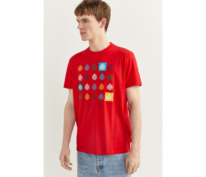 Springfield SS20 SPF Short Sleeve T-Shirt Medium - Red - Zoom Image 2