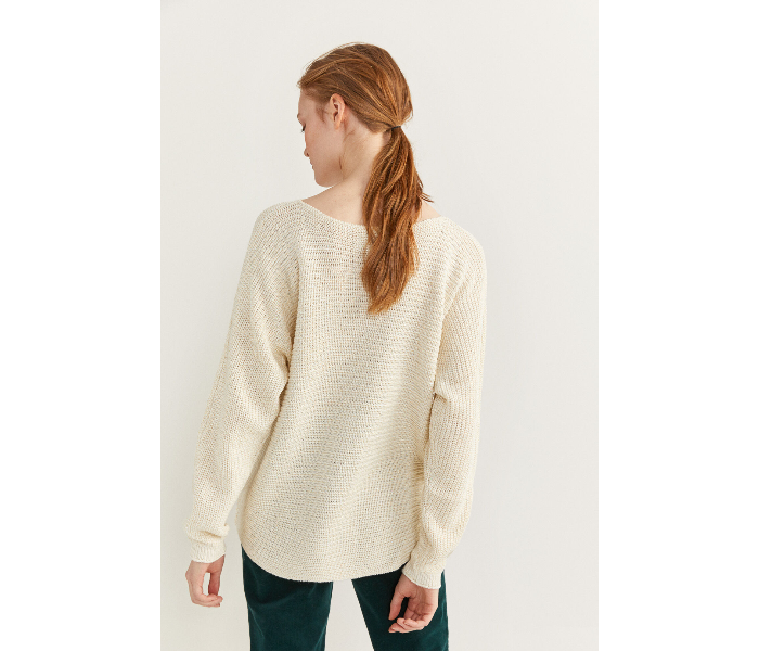 Springfield SS20 Long Sleeve Knitwear Small For Women - Ivory - Zoom Image 2