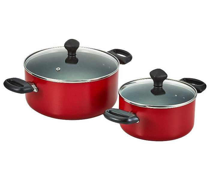 Prestige PR21952 8 Pieces Aluminum Cooking Set - Red - Zoom Image 3