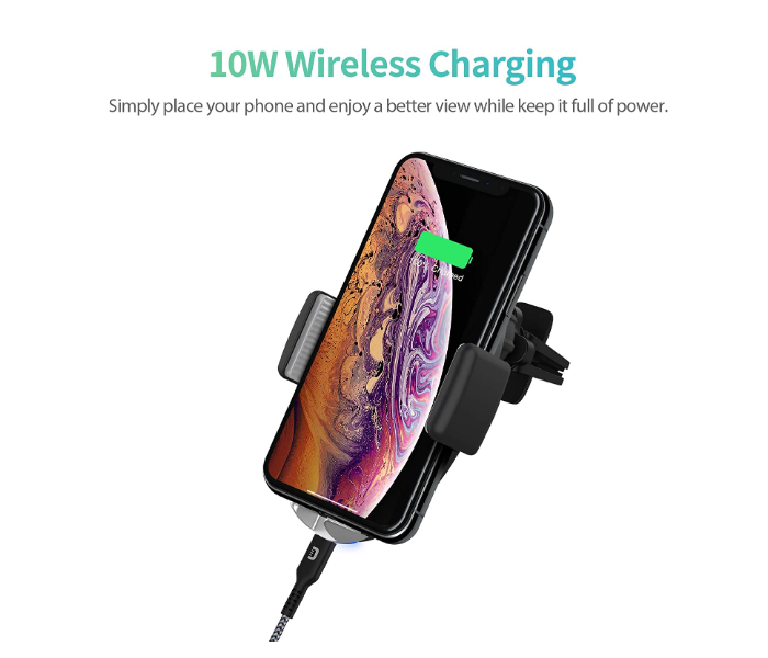 Zendure Q7 10W Wireless Charger Car Mount - Black - Zoom Image 3