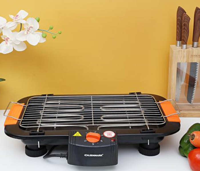 Olsenmark OMBBQ2397 Barbique Grill - Black and Orange - Zoom Image 6