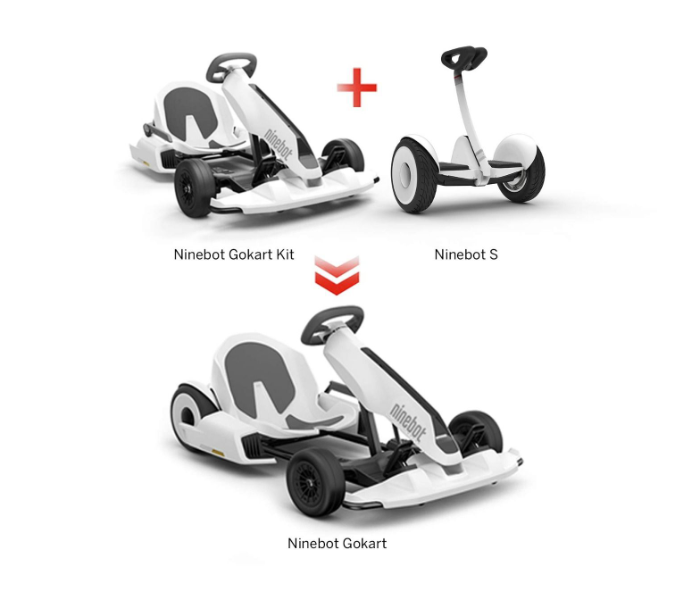 Ninebot N4MZ98 Gokart Kit - White - Zoom Image 4