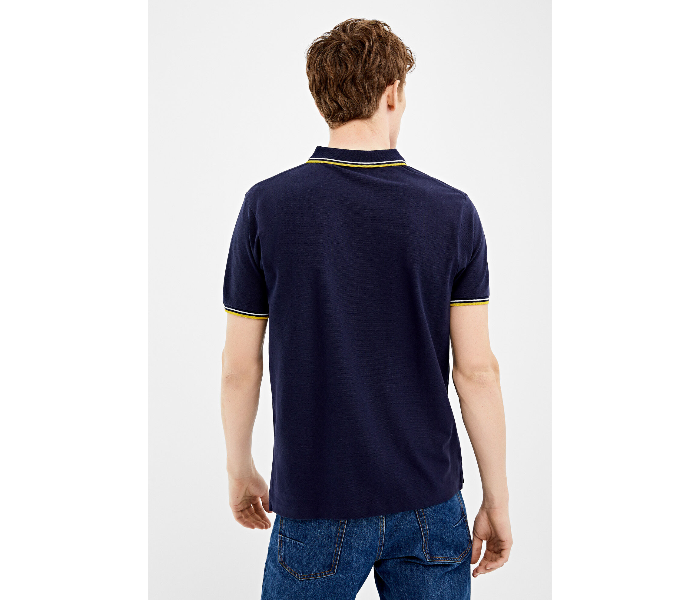 Springfield AW19 Basic Slim Fit Polo T-Shirt Small For Men - Navy - Zoom Image 4