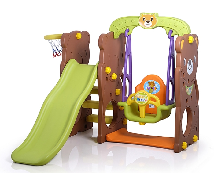 Babylove 28-162CHD Baby Love Bear Slide With Swing - Zoom Image 1