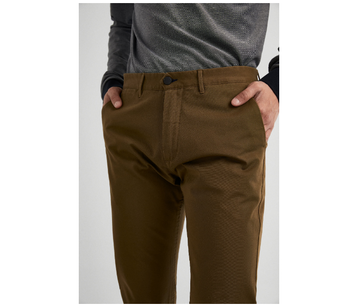 Springfield SS19 Sport Trousers Chinos EU 42 For Men - Moss Green - Zoom Image 3