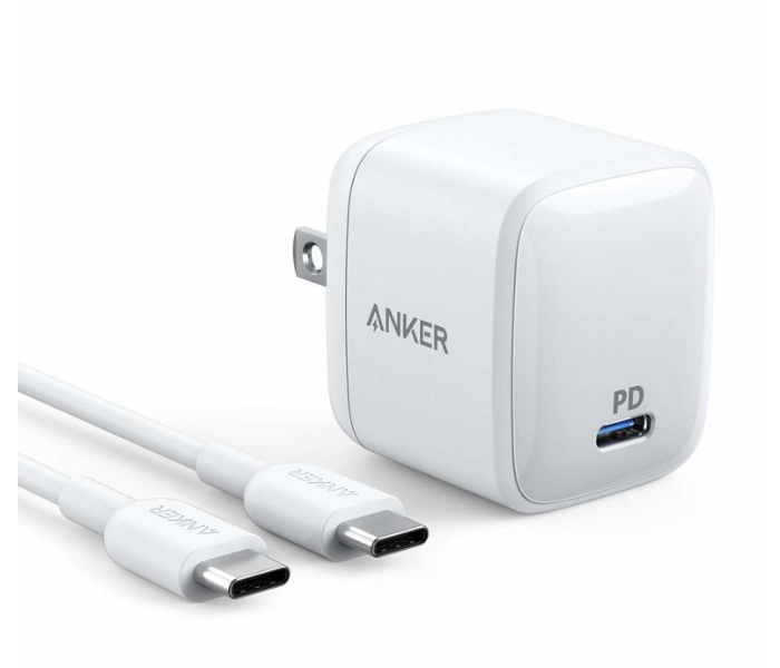 Anker B2019KD1 Power Port Atom PD 1 with Lightning To Type-C Cable - White - Zoom Image 1