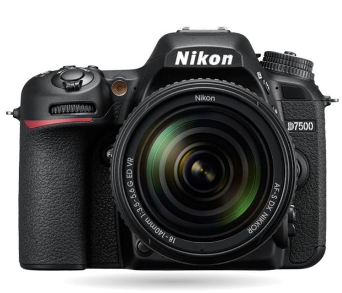 Nikon D7500 20.9MP DSLR Camera with AF-S DX Nikkor 18-140mm Lens ED VR Kit - Black - Zoom Image 2