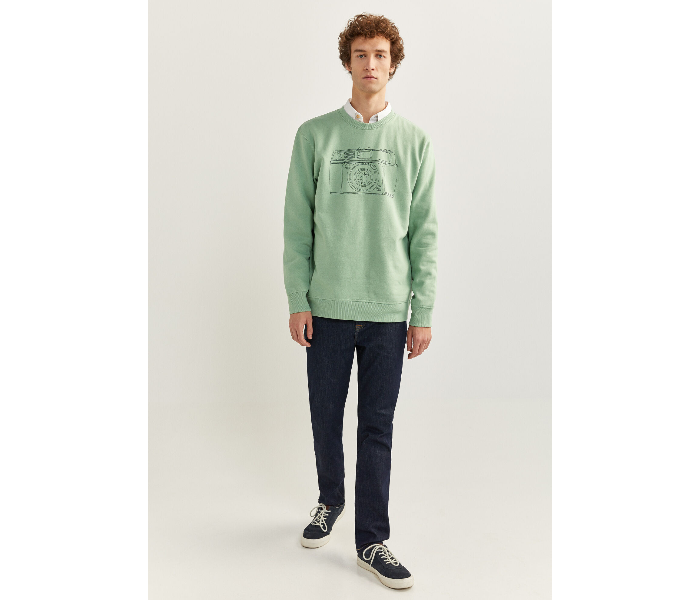 Springfield SS20 Knitwear Sweatshirt Large - Green - Zoom Image 2