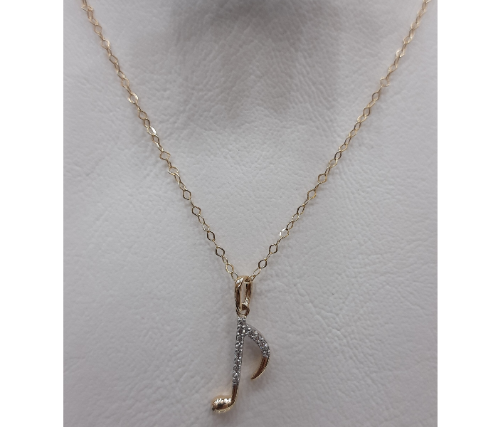 ADC Music Diamond Pendant With Chain  - Zoom Image