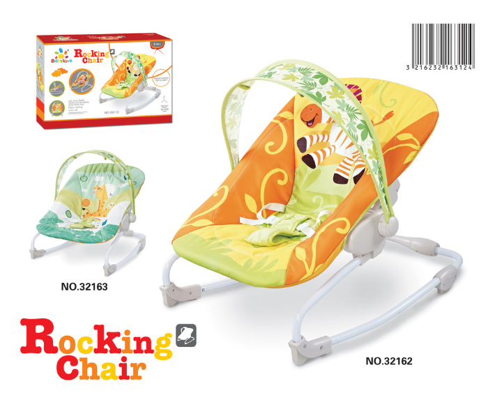 Babylove 33-32162 Baby Love Rocking Chair - Orange - Zoom Image