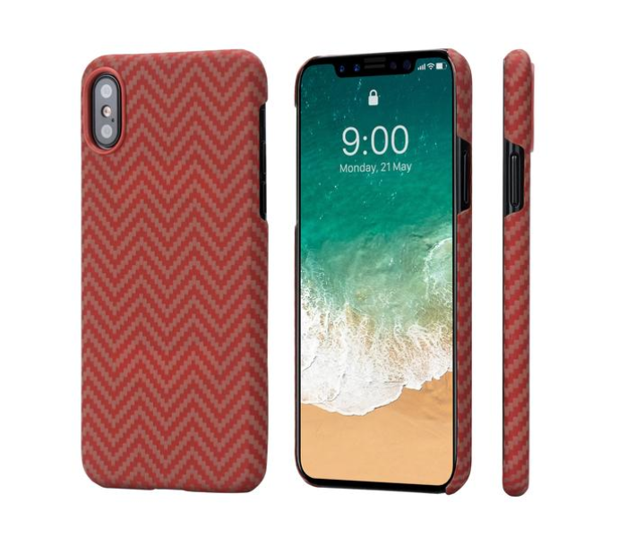 Pitaka MagEz Case for iPhone X - Red and Orange - Zoom Image 1