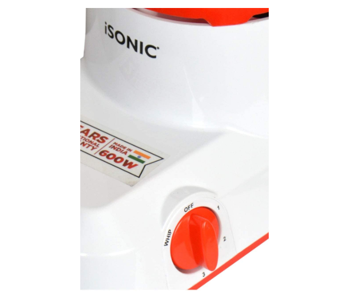 Isonic iB 707 Mixer Grinder - Red and White - Zoom Image 6