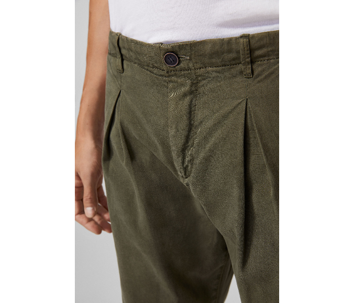 Springfield AW18 Sport Trousers Chinos EU 50 For Men - Dark Olive Green - Zoom Image 3