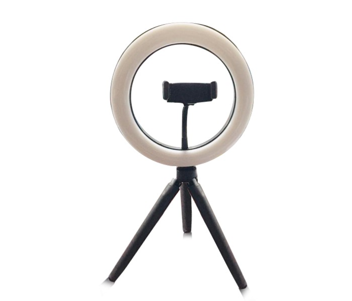 Self-Ring 20cm with Tripod Stand and Cell Phone Holder For TikTok JA139            - Zoom Image 1