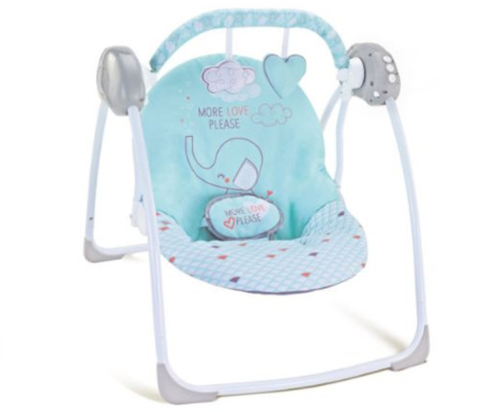 Babylove 33-1836170 Baby Love Swing With Battery - Blue - Zoom Image 1