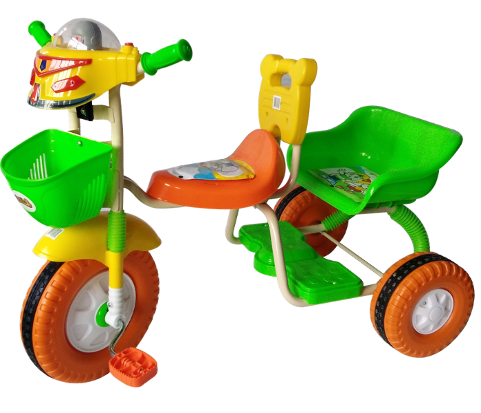 Babylove 25-108D Baby love Tricycle Double Seat - Green - Zoom Image