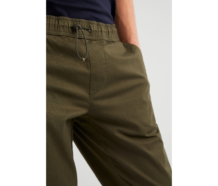 Springfield SS19 Sport Trousers Chinos Large For Mens - Moss Green - Zoom Image 4